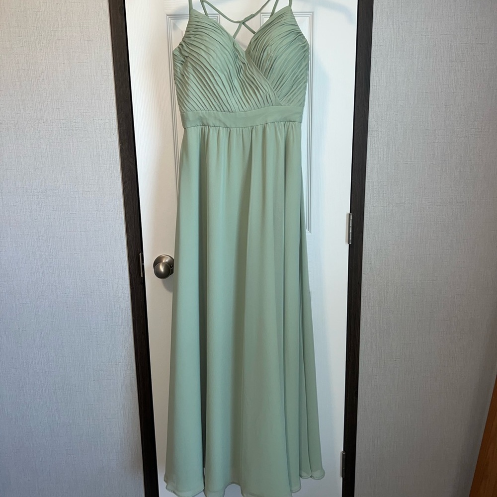 Kennedy Blue Chiffon Bridesmaid Dress!
